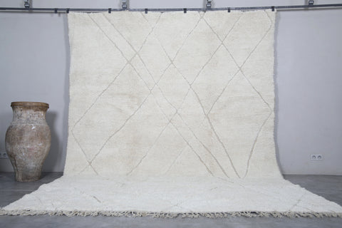 Beni ourain Moroccan rug 9 X 12.1 Feet