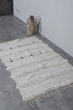 Flatwoven berber Moroccan wool rug - 3.2 FT X 5 FT