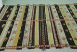 Vintage Moroccan Handwoven Kilim 4.8 FT x 7.6 FT – Traditional Geometric Design
