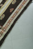 Vintage Moroccan Handwoven Kilim 4.8 FT x 7.6 FT – Traditional Geometric Design