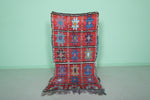 Vintage Handmade Moroccan Berber Rug 3.1 FT X 6.1 FT | Handwoven Charm