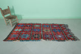 Vintage Handmade Moroccan Berber Rug 3.1 FT X 6.1 FT | Handwoven Charm