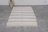 Vintage Moroccan Wedding Blanket – Handwoven, 4.1 x 5.8 FT