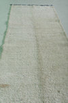 Beige handmade berber Moroccan carpet