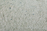 Beige handmade berber Moroccan carpet