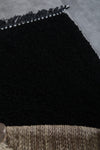 Moroccan black rug 2 X 2.9 Feet