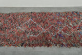 Rusty Coral Moroccan Shag Runner – 2.7 x 6.8 ft