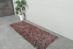 Rusty Coral Moroccan Shag Runner – 2.7 x 6.8 ft