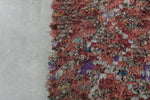 Rusty Coral Moroccan Shag Runner – 2.7 x 6.8 ft