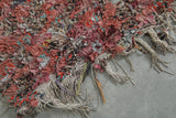 Rusty Coral Moroccan Shag Runner – 2.7 x 6.8 ft