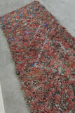 Rusty Coral Moroccan Shag Runner – 2.7 x 6.8 ft