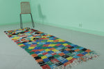 Vintage Colorful Runner Rug – 2.5 x 8.2 FT, Handmade Artistic Design