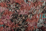 Rusty Coral Moroccan Shag Runner – 2.7 x 6.8 ft
