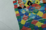 Vintage Colorful Runner Rug – 2.5 x 8.2 FT, Handmade Artistic Design