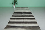 Vintage Moroccan Handwoven Kilim 4.9 FT x 14.3 FT – Long Tribal Rug