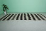 Vintage Moroccan Handwoven Kilim 4.9 FT x 14.3 FT – Long Tribal Rug