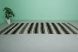 Vintage Moroccan Handwoven Kilim 4.9 FT x 14.3 FT – Long Tribal Rug