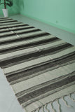 Vintage Moroccan Handwoven Kilim 4.9 FT x 14.3 FT – Long Tribal Rug