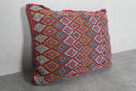 Handwoven Moroccan Kilim Pillow 13.3 inches x 18.1 inches