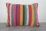 Handwoven Moroccan Kilim Pillow 13.3 inches x 18.1 inches
