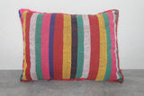 Handwoven Moroccan Kilim Pillow 13.3 inches x 18.1 inches