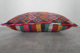 Handwoven Moroccan Kilim Pillow 13.3 inches x 18.1 inches