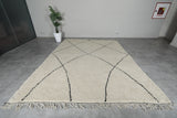 Handmade Beni ourain Moroccan Rug - Custom Rug - Wool rug