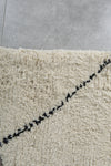 Handmade Beni ourain Moroccan Rug - Custom Rug - Wool rug