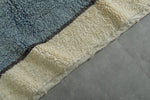 Contemporary Moroccan Wool Rug – 6.7 FT x 7.9 FT Handmade Wool Carpet