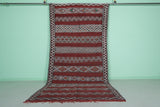 Traditional Moroccan Berber Rug 5.5 FT X 11.3 FT | Handwoven Red Runner