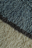 Contemporary Moroccan Wool Rug – 6.7 FT x 7.9 FT Handmade Wool Carpet