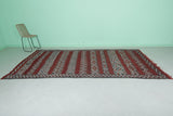 Traditional Moroccan Berber Rug 5.5 FT X 11.3 FT | Handwoven Red Runner