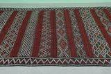 Traditional Moroccan Berber Rug 5.5 FT X 11.3 FT | Handwoven Red Runner