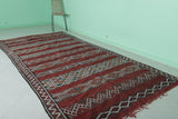 Traditional Moroccan Berber Rug 5.5 FT X 11.3 FT | Handwoven Red Runner