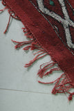 Traditional Moroccan Berber Rug 5.5 FT X 11.3 FT | Handwoven Red Runner
