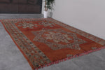 Vintage Handmade Moroccan Rug | 7.4 x 9.5 ft