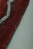 Traditional Moroccan Berber Rug 5.5 FT X 11.3 FT | Handwoven Red Runner