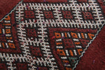 Traditional Moroccan Berber Rug 5.5 FT X 11.3 FT | Handwoven Red Runner