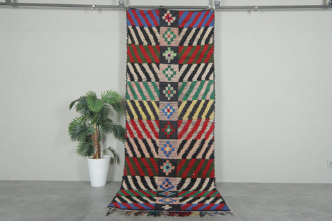 Vintage Moroccan Runner Rug – 3.3 FT x 8.8 FT