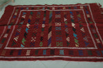 Small Handwoven Berber Moroccan Rug - 3.2 FT X 4.8 FT | Authentic Artisanal Elegance