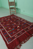 Small Handwoven Berber Moroccan Rug - 3.2 FT X 4.8 FT | Authentic Artisanal Elegance