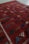 Small Handwoven Berber Moroccan Rug - 3.2 FT X 4.8 FT | Authentic Artisanal Elegance