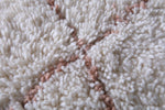 Custom handmade rug, Moroccan beni ourain carpet
