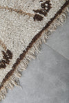 Small Beni Ourain Rug 2.7 X 6.1 FT Berber Rug