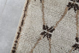 Small Beni Ourain Rug 2.7 X 6.1 FT Berber Rug