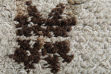 Small Beni Ourain Rug 2.7 X 6.1 FT Berber Rug