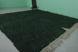 10.4 x 10.3 FT Moroccan Area Rug – Dark Green Maze Design