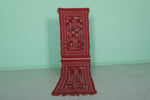 Red Runner Berber Moroccan Handmade Rug – 1.8 FT x 6.5 FT | Traditional Elegance for Your Hallway