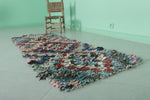 Vintage Handmade Runner Rug – 2.2 FT × 6.2 FT | Colorful Moroccan Boucherouite