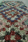 Vintage Handmade Runner Rug – 2.2 FT × 6.2 FT | Colorful Moroccan Boucherouite